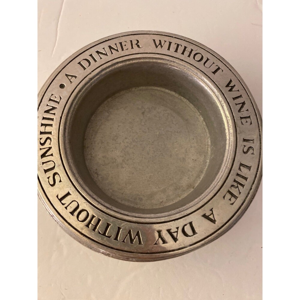 Pewter wine coaster -Sunshine